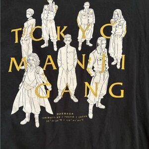 Black yellow Tokyo revengers shirt